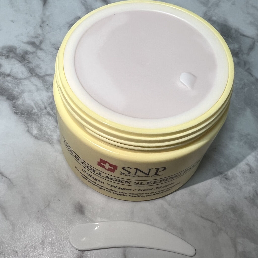 SNP ゴールド コラーゲン スリーピング パック/SNP/シートマスク・パックを使ったクチコミ（2枚目）