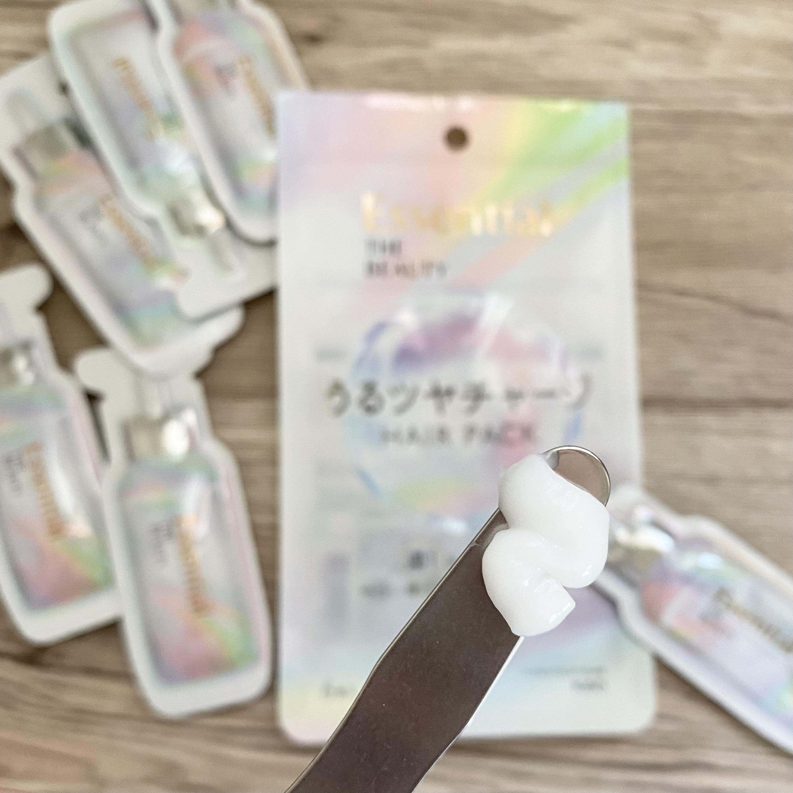 ザビューティ うるツヤチャージヘアパック/エッセンシャル/ヘアマスク・ヘアパックを使ったクチコミ（3枚目）