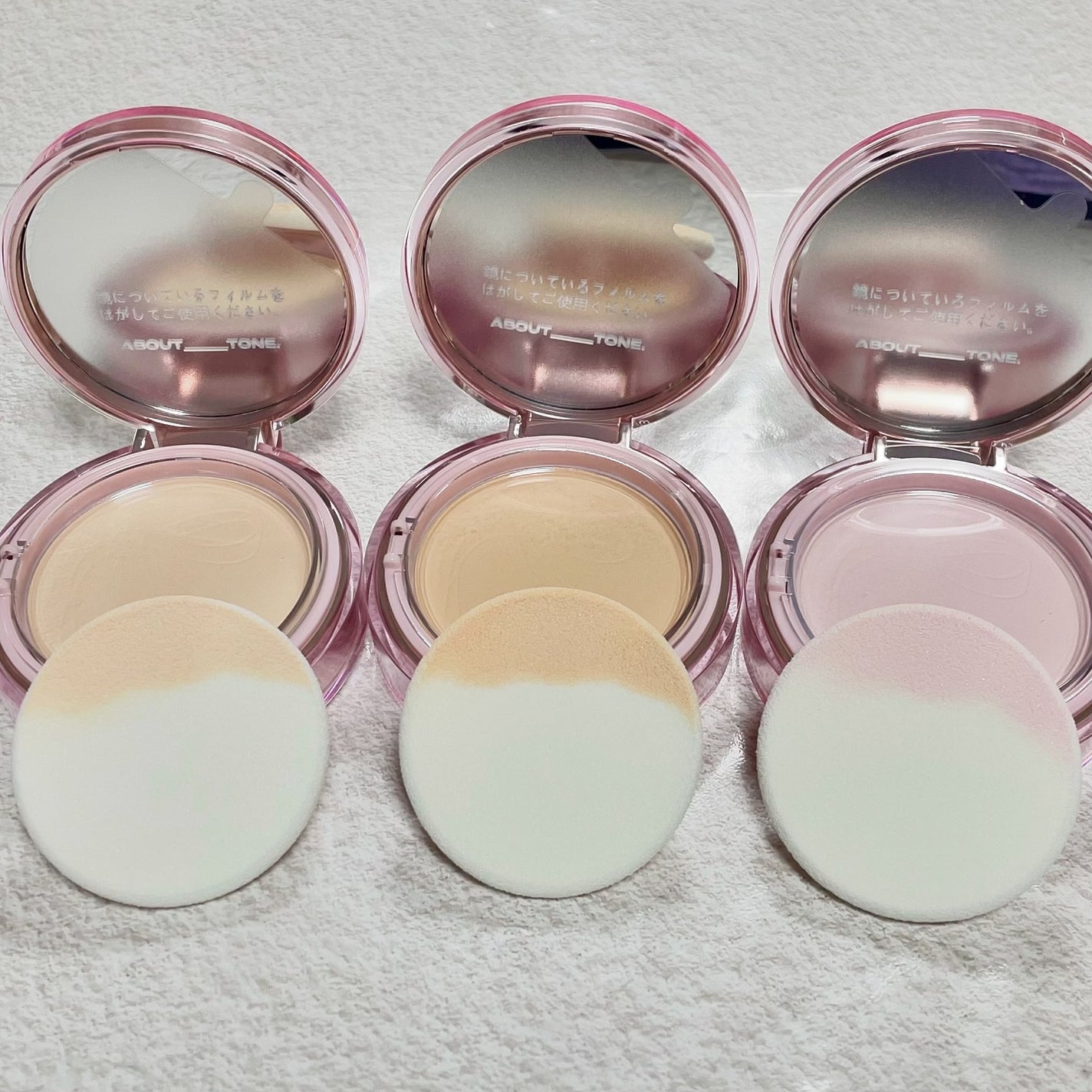 ザ・ブラーパウダーパクト/ABOUT TONE/プレストパウダーを使ったクチコミ(2枚目)