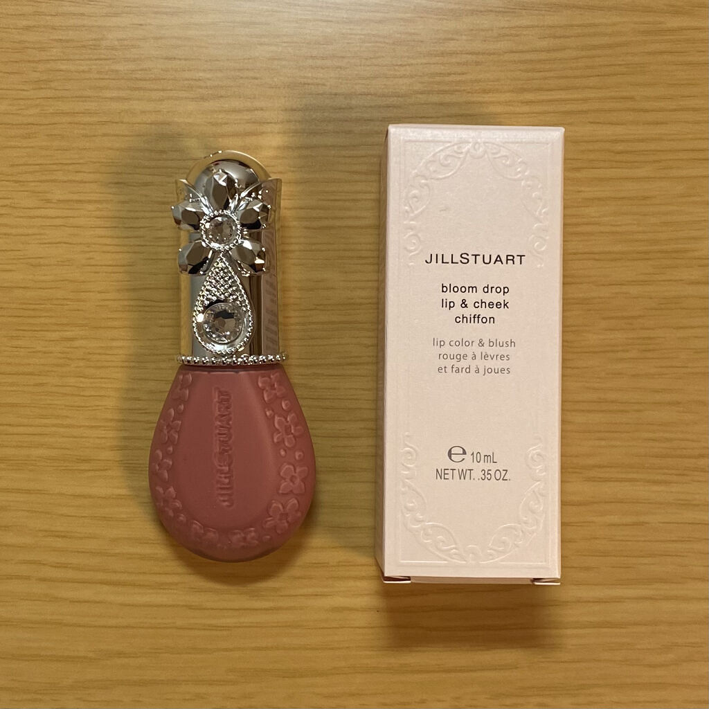 ジルスチュアート ブルームドロップ リップ＆チーク シフォン 02 candy tears/JILL STUART/リキッドチークを使ったクチコミ（1枚目）