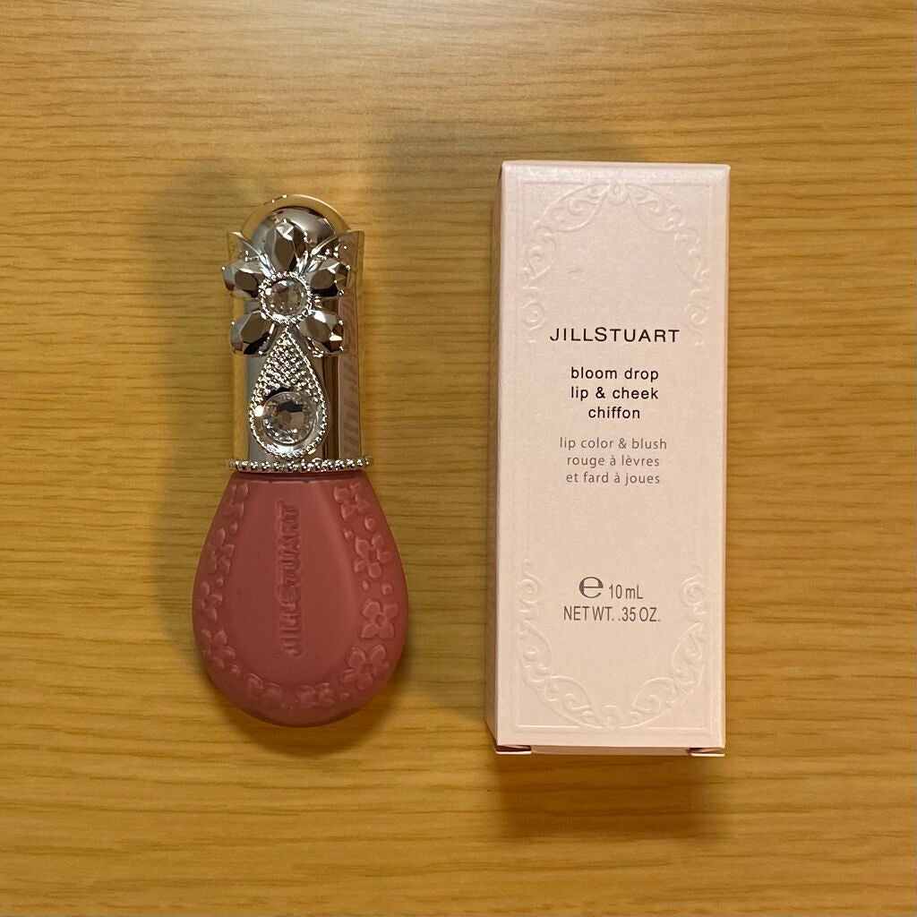 ジルスチュアート ブルームドロップ リップ&チーク シフォン/JILL STUART/リキッドチークを使ったクチコミ(1枚目)