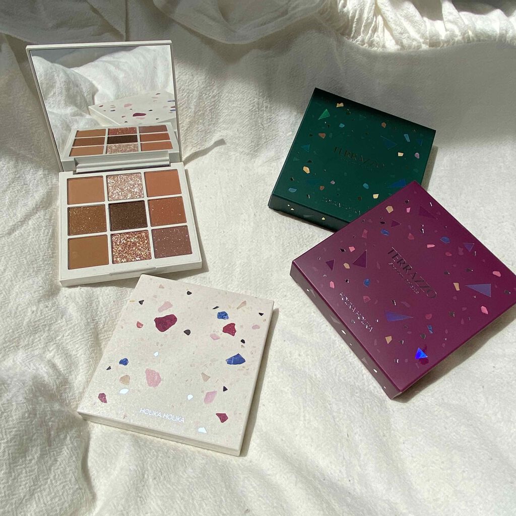 TERRAZZO Shadow palette/HOLIKA HOLIKA/アイシャドウパレットを使ったクチコミ(2枚目)