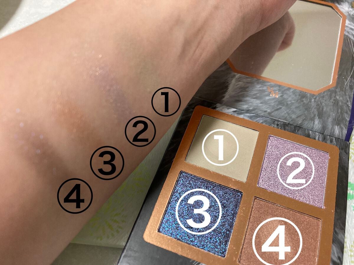 Venus Marble アイシャドウキャットシリーズ/Venus Marble/アイシャドウパレットを使ったクチコミ(4枚目)