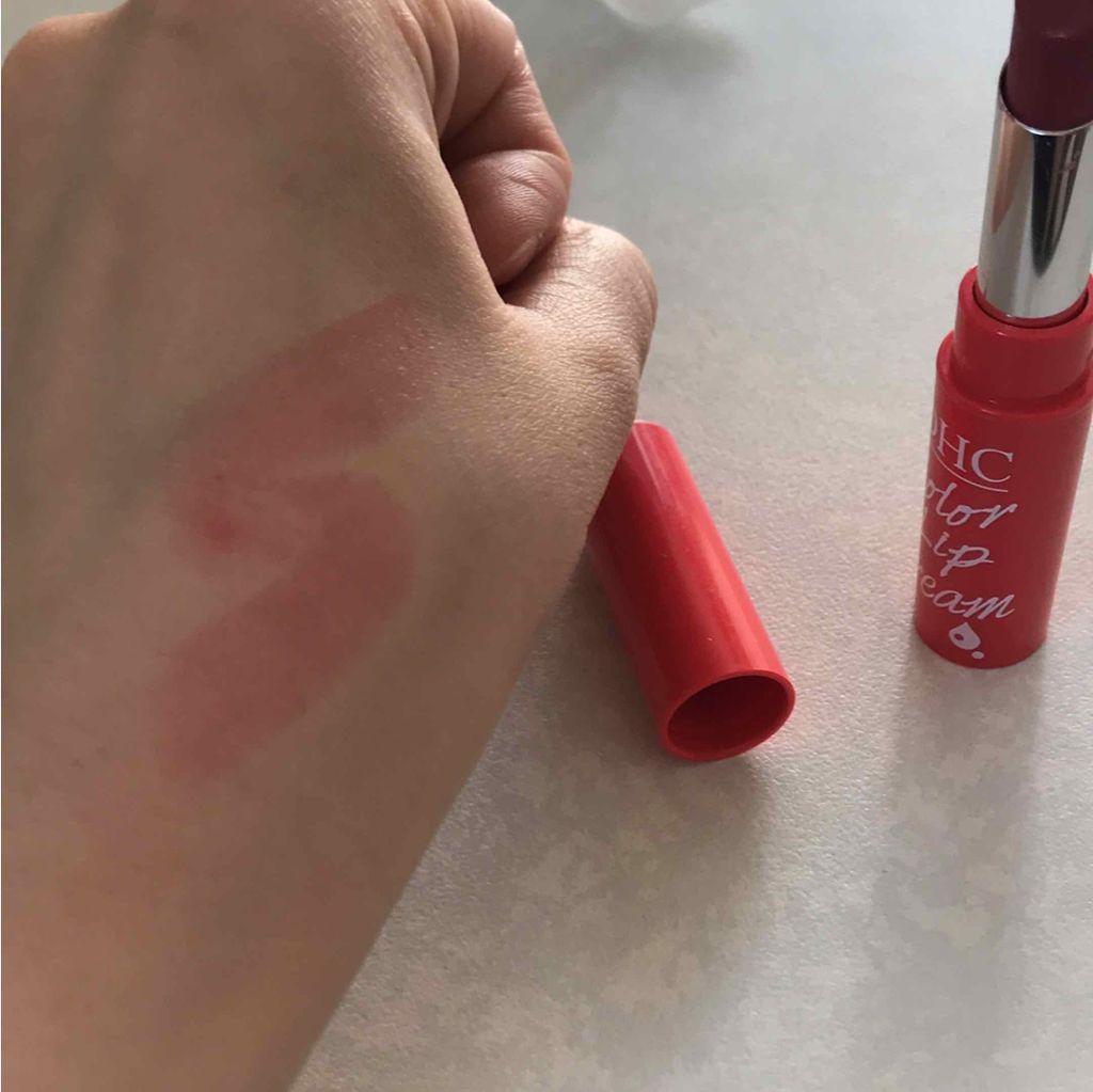 濃密うるみカラーリップクリーム/DHC/リップクリームを使ったクチコミ（2枚目）