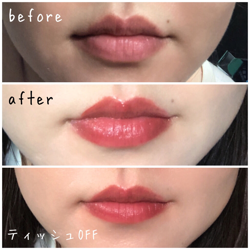 ジューシーラスティングティント/rom&nd/リップティントを使ったクチコミ（3枚目）
