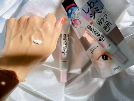 薬用リンクルアイクリーム ホワイト/なめらか本舗/アイケア・アイクリームを使ったクチコミ(2枚目)