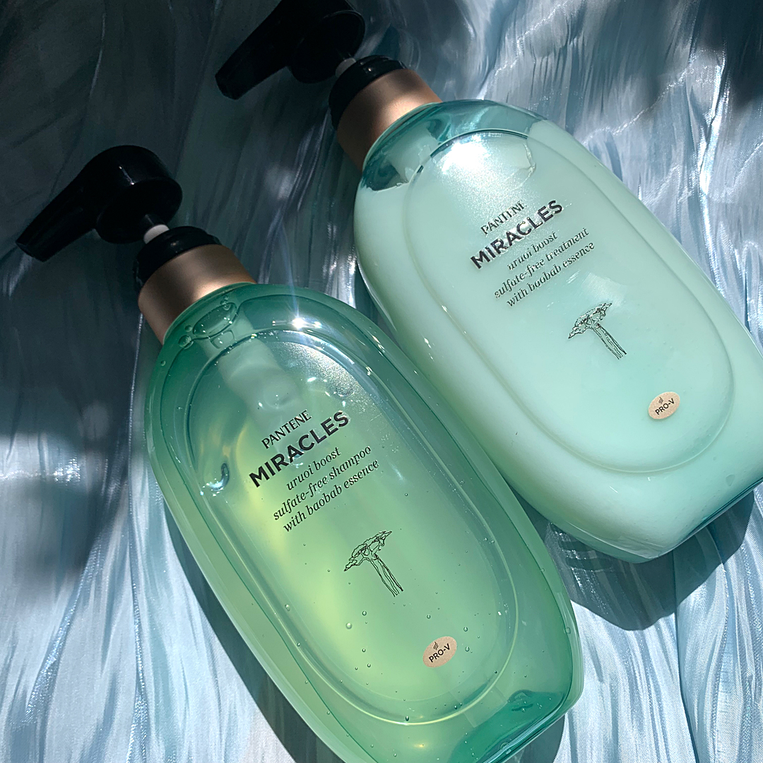 ミラクルズ うるおいブースト シャンプー/トリートメント/パンテーン/市販シャンプーを使ったクチコミ（1枚目）