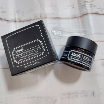 ミッドナイトブルーカーミングクリーム/Klairs/フェイスクリームを使ったクチコミ(5枚目)