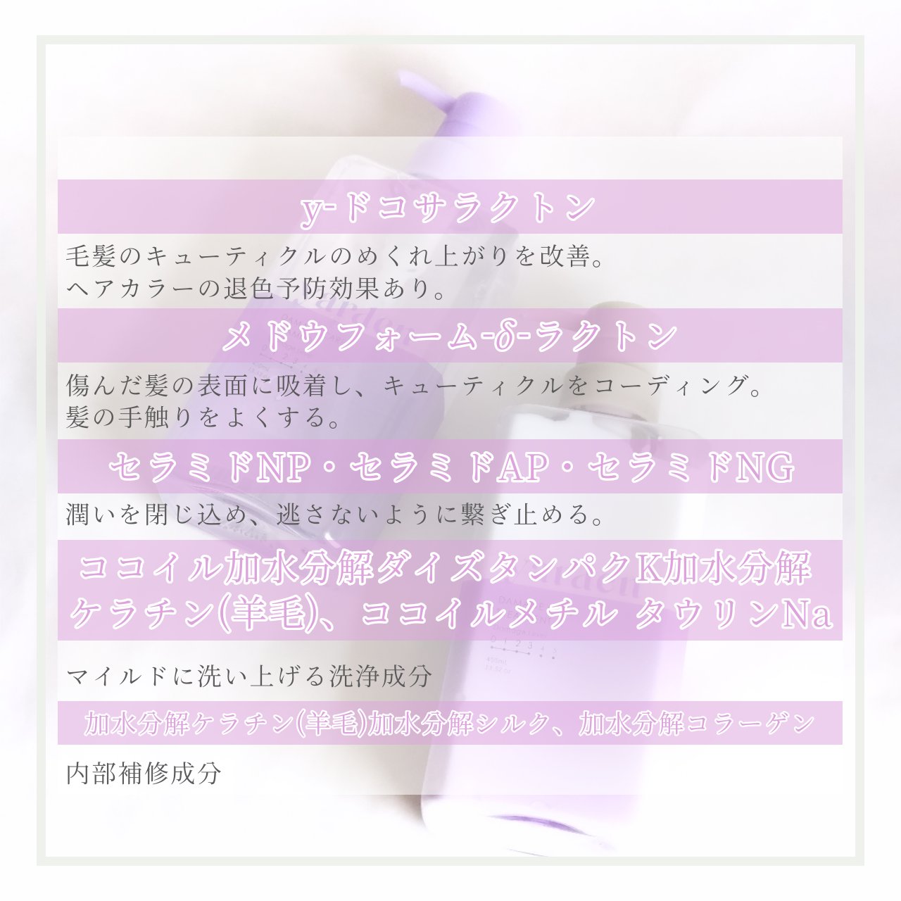 ダメージケア_シャンプー＆トリートメント/Yarden/市販シャンプーを使ったクチコミ（2枚目）