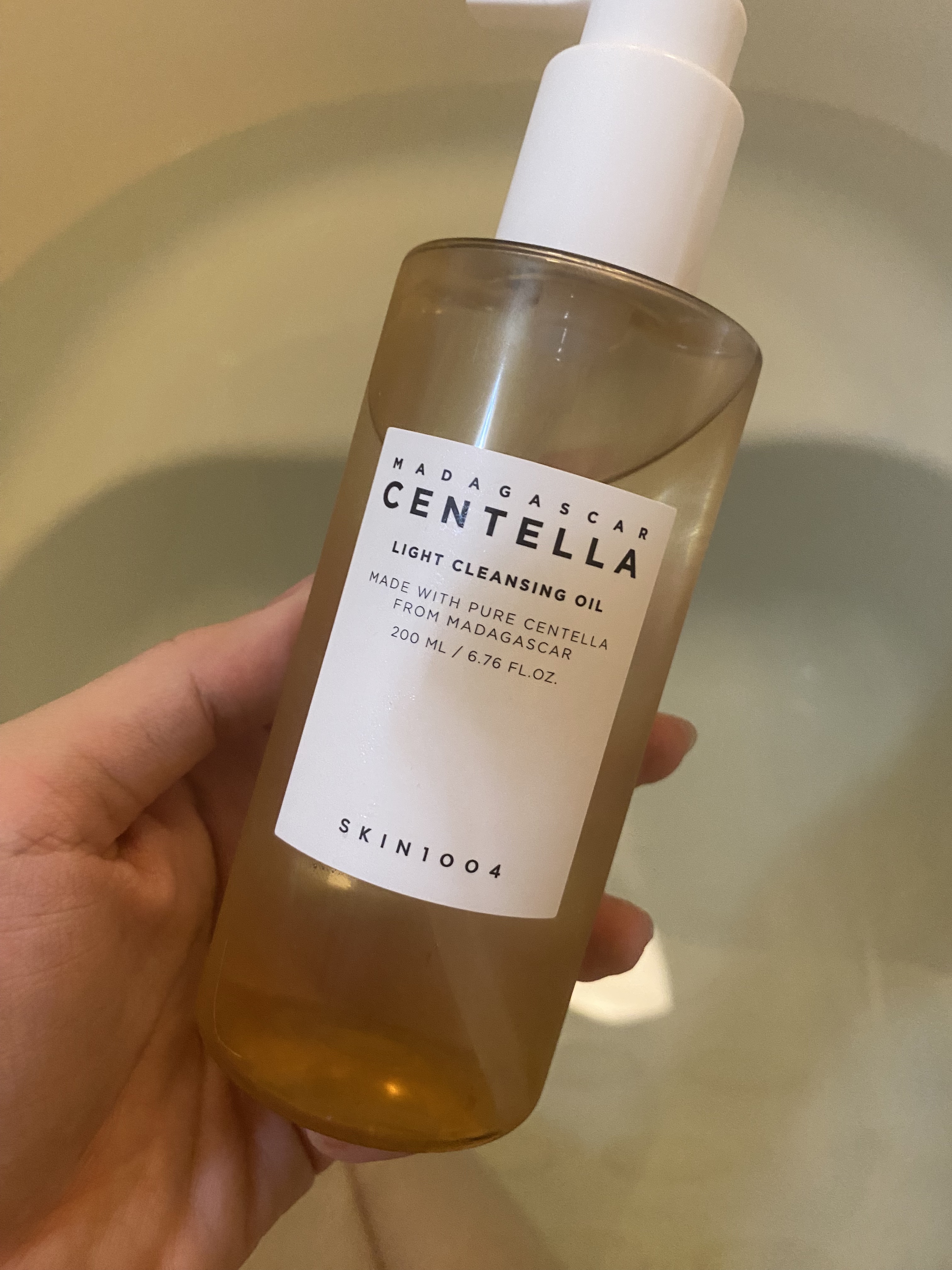 センテラ ライトクレンジングオイル/SKIN1004/オイルクレンジングを使ったクチコミ（1枚目）