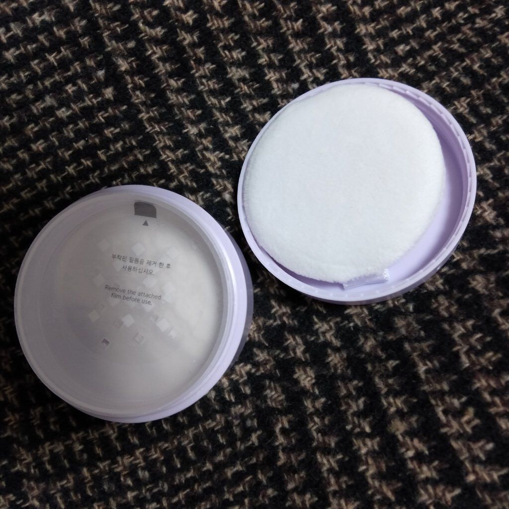 LASHPOP No-Sebum Control Powder/Qoo10/プレストパウダーを使ったクチコミ（2枚目）