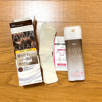 泡クリームカラー/ビゲン/ヘアカラーを使ったクチコミ(1枚目)