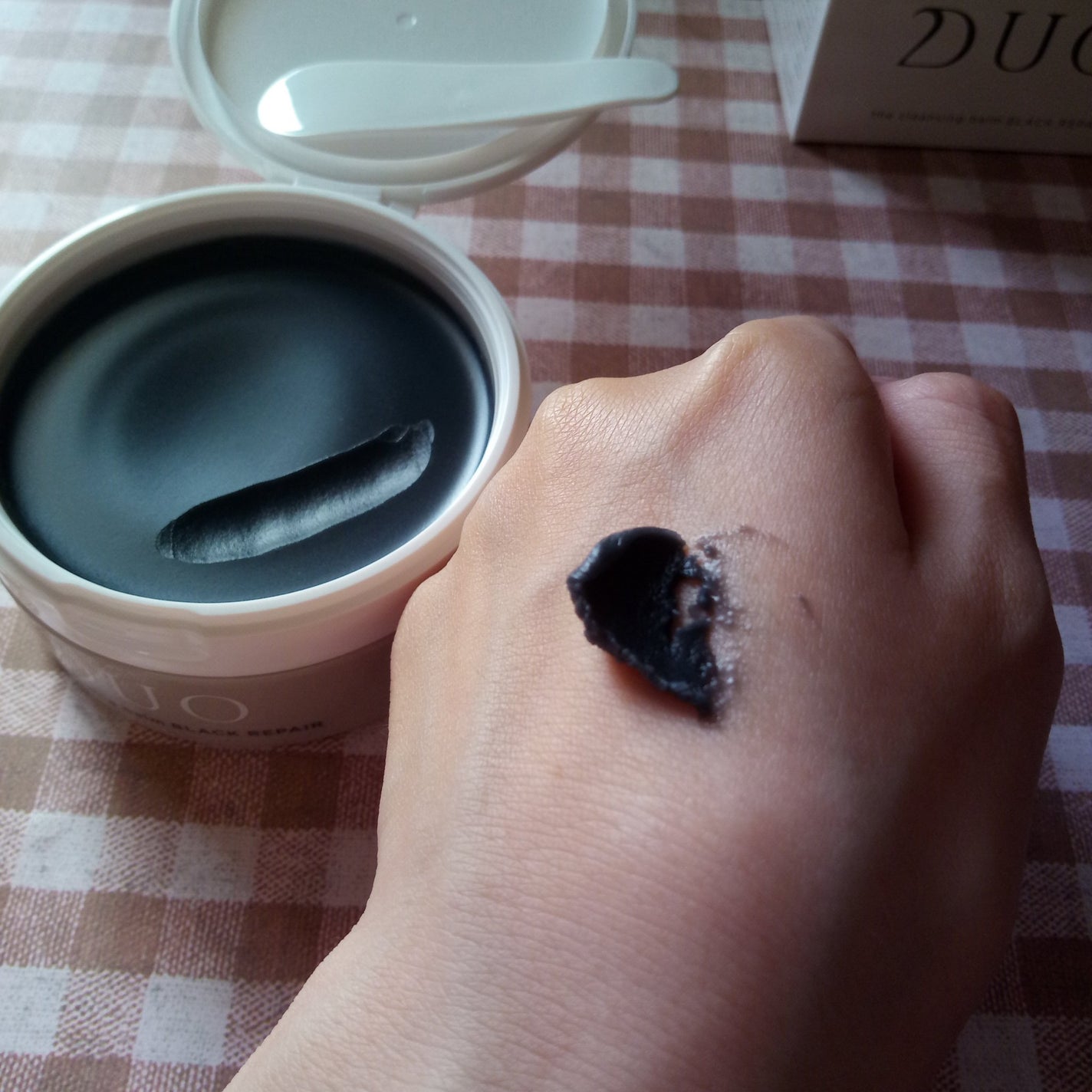 デュオ ザ クレンジングバーム ブラックリペア /DUO/クレンジングバームを使ったクチコミ(4枚目)