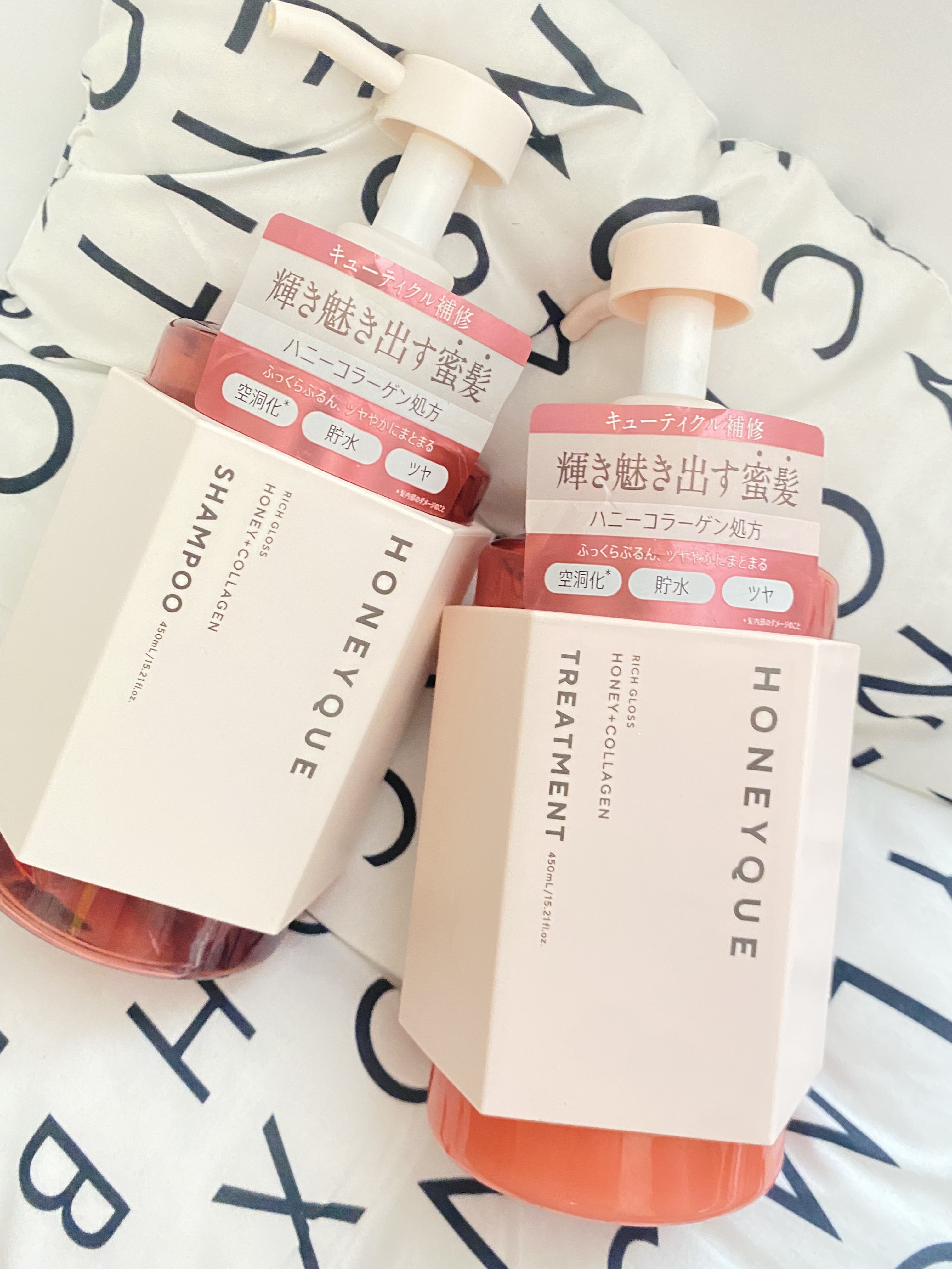 リッチグロス シャンプー シャイニー／ヘアトリートメント シャイニー/ハニーク/市販シャンプーを使ったクチコミ（1枚目）