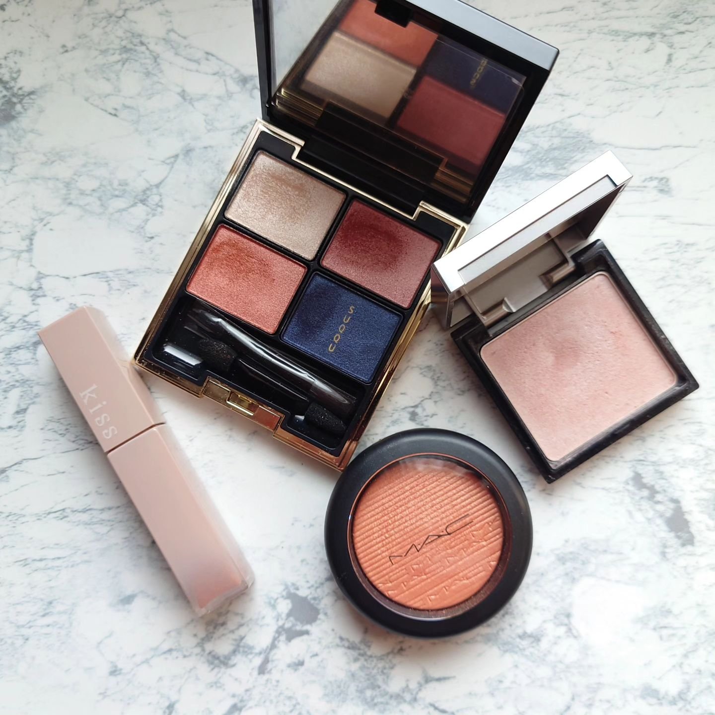 貴重！SUQQU パウダーアイシャドウ 08 夕陽茜 SUQQU #10 夕茜 アイシャドウを使ったアイメイク【お気に入り