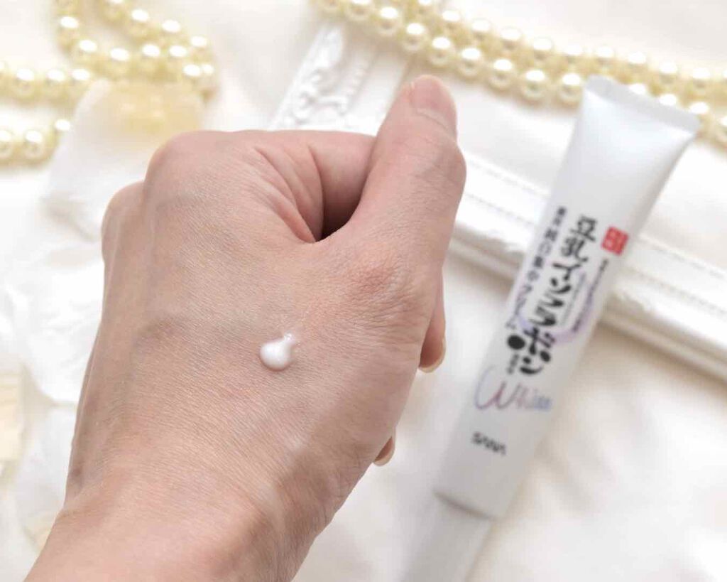 薬用美白スポッツクリーム/なめらか本舗/フェイスクリームを使ったクチコミ(4枚目)