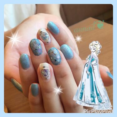 ネイルホリック フローズンシュガー ネイルホリックの口コミ ディズニープリンセスとアナと雪の女王展に By 𝘼𝙮𝙪 𝑆𝑒𝑙𝑓 𝑁𝑎𝑖𝑙 30代前半 Lips