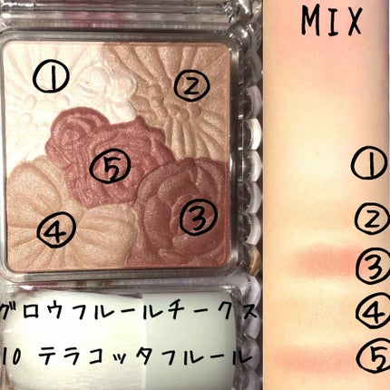 グロウフルールチークス/キャンメイク/パウダーチークを使ったクチコミ(3枚目)