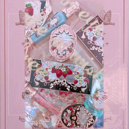 ストロベリーロココ アイシャドウパレット/FlowerKnows/アイシャドウパレットを使ったクチコミ(7枚目)