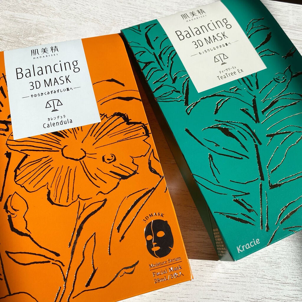 バランシング3Dマスク モイスチャーセラム/肌美精/シートマスク・パックを使ったクチコミ(8枚目)