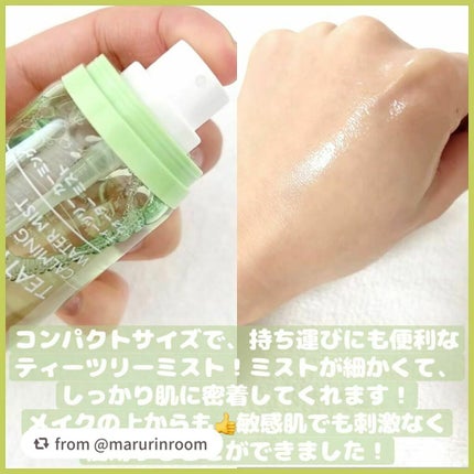 ティーツリーカーミングウォーターミスト/MEDIHEAL/ミスト状化粧水を使ったクチコミ(3枚目)
