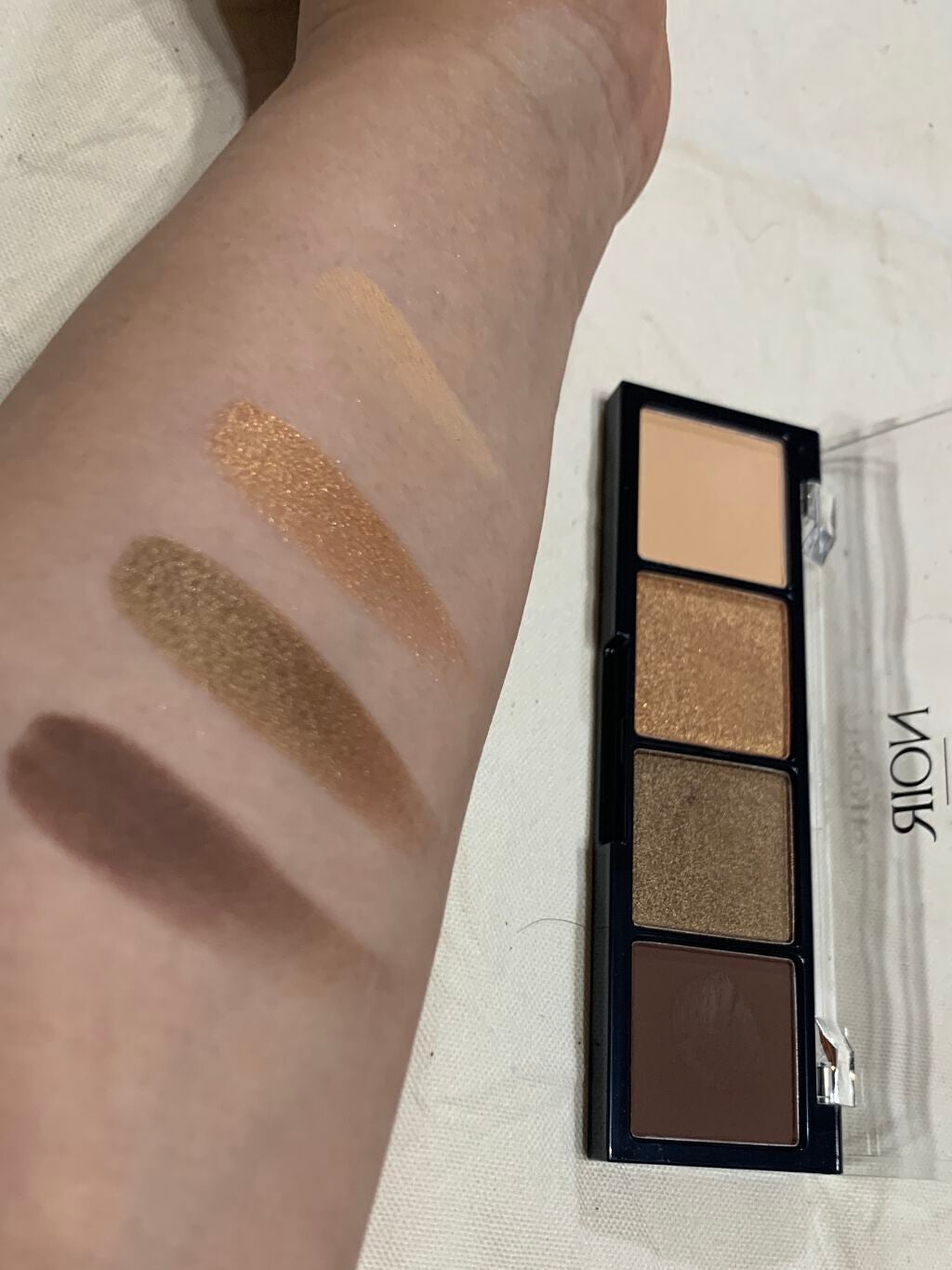 ノワール イン ザ シャドウパレット/MERZY/アイシャドウパレットを使ったクチコミ(1枚目)