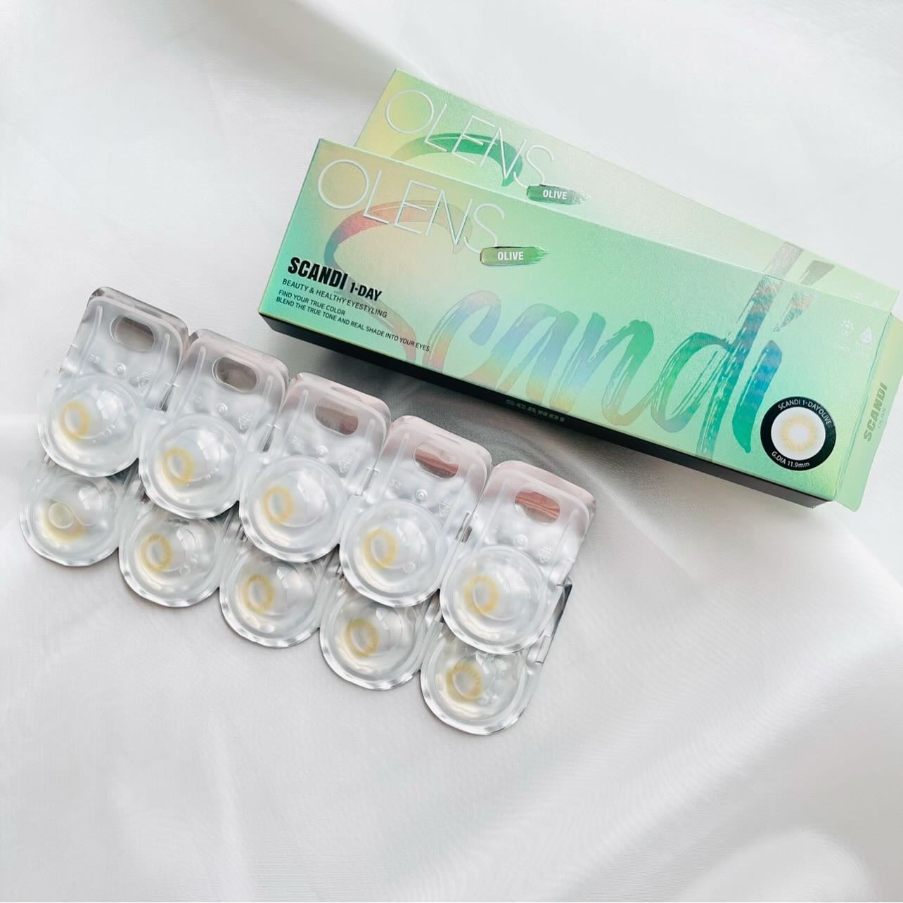 SCANDI 1day/OLENS/カラーコンタクトレンズを使ったクチコミ(1枚目)