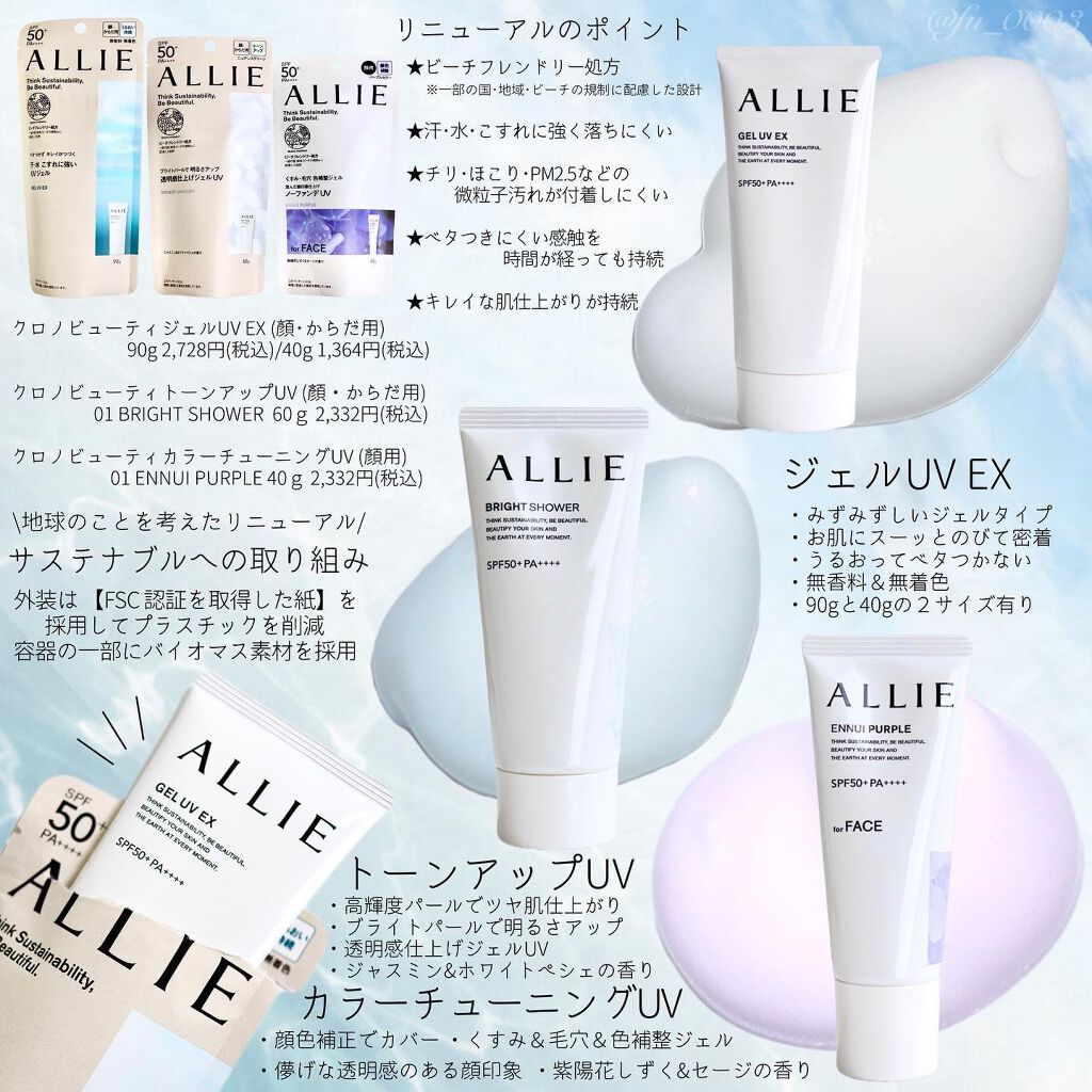 アリィー クロノビューティ ジェルUV EX/アリィー/日焼け止めジェルを使ったクチコミ（2枚目）