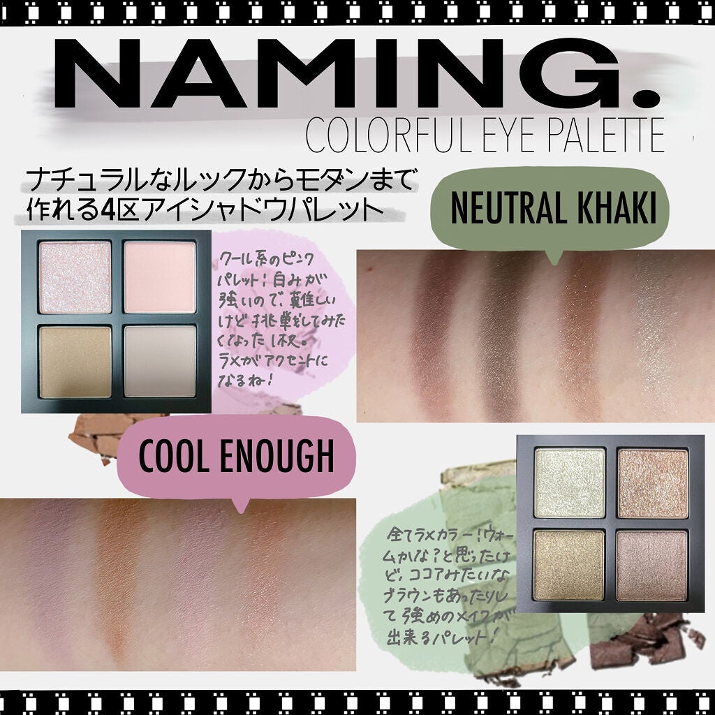 COLORFUL EYE PALETTE/NAMING./アイシャドウパレットを使ったクチコミ(2枚目)