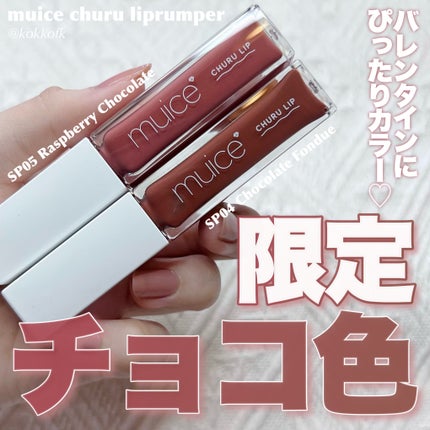 ちゅるリップランパー 05 ショコラフォンデュ(旧:SP04 ショコラフォンデュ)/muice/リッププランパーを使ったクチコミ(1枚目)