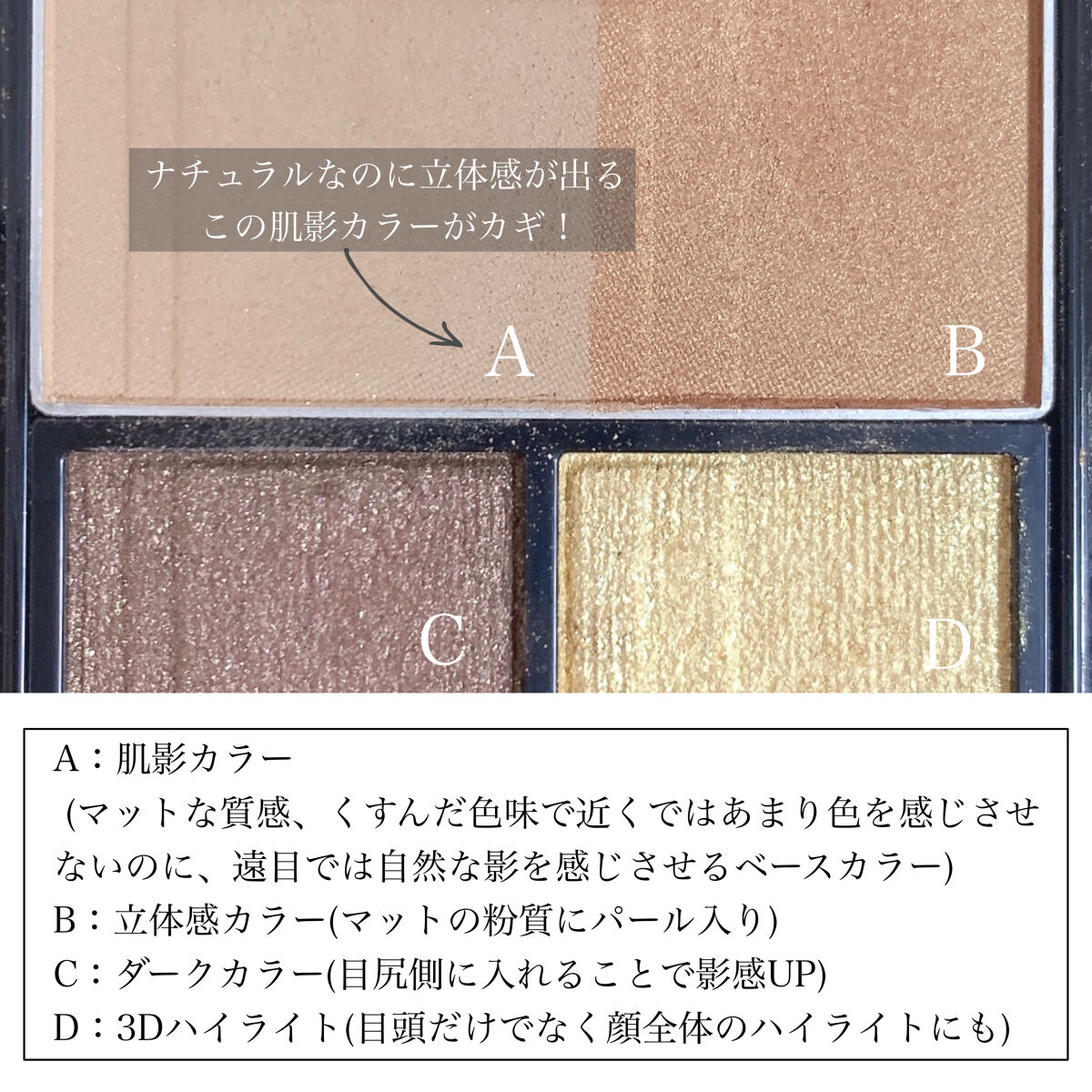 3Dプロデュースシャドウ BR-1 スパイシースタイル/KATE/アイシャドウパレットを使ったクチコミ（3枚目）