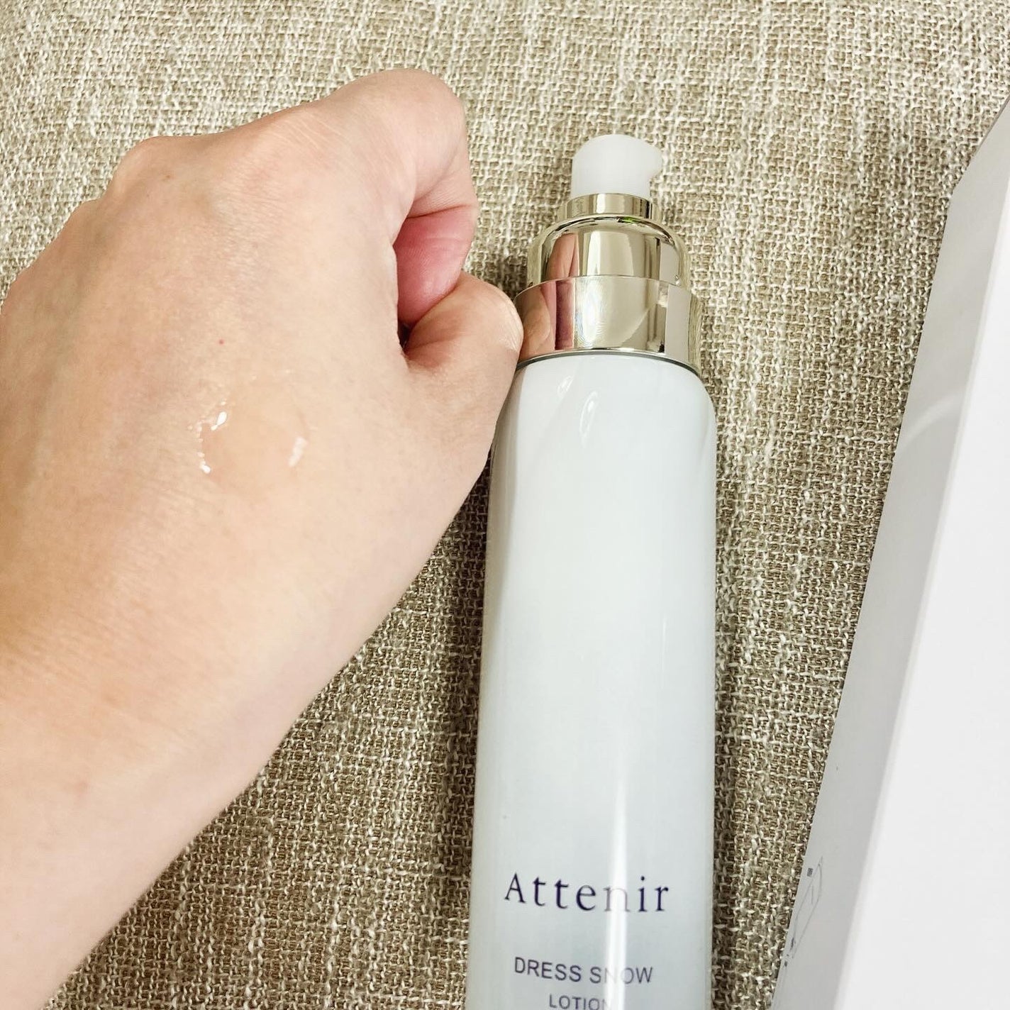 ドレススノー ローション【医薬部外品】 /アテニア/化粧水を使ったクチコミ(2枚目)