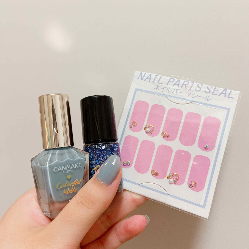 ITGグリッターネイル/DAISO/マニキュアを使ったクチコミ（3枚目）