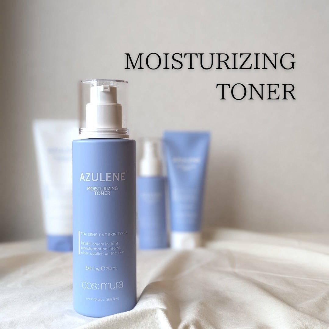 アズレンモイスチャライジングトナー/cos:mura/化粧水を使ったクチコミ(4枚目)