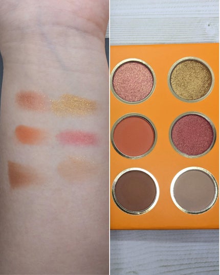 ライプンアイカラーパレット シュガーパンプキン/FRESHO2/アイシャドウパレットを使ったクチコミ(3枚目)