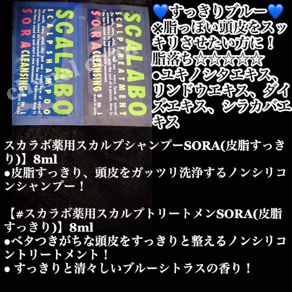 薬用スカルプシャンプーHOSHI/SCALABO/シャンプー・コンディショナーを使ったクチコミ(3枚目)