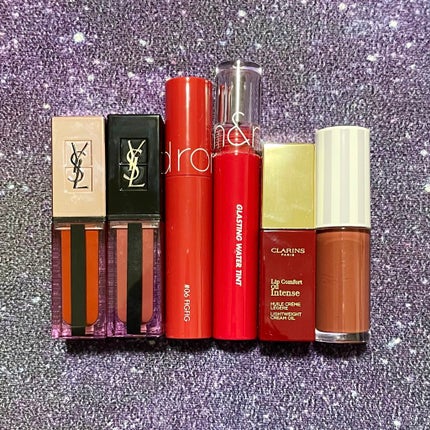 ルージュ ピュールクチュール ヴェルニ ウォーターステイン/YVES SAINT LAURENT BEAUTE/口紅を使ったクチコミ(2枚目)