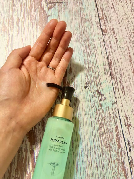 ミラクルズ うるおいブーストミルクウォーターセラム/パンテーン/アウトバストリートメントを使ったクチコミ(2枚目)