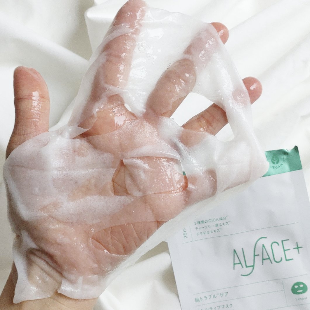 オルフェス センシティブマスク/ALFACE+/シートマスク・パックを使ったクチコミ（3枚目）