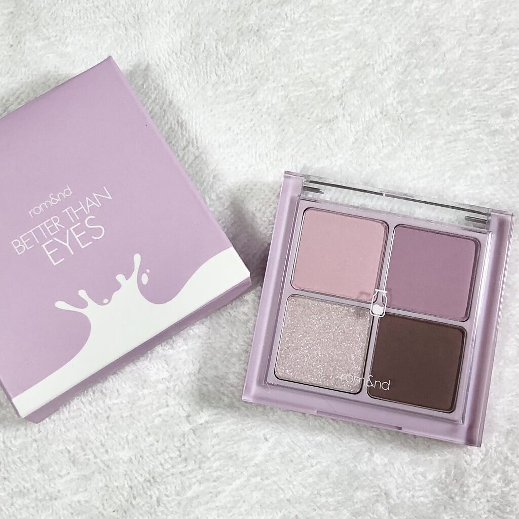ベターザンアイズ/rom&nd/アイシャドウパレットを使ったクチコミ（1枚目）