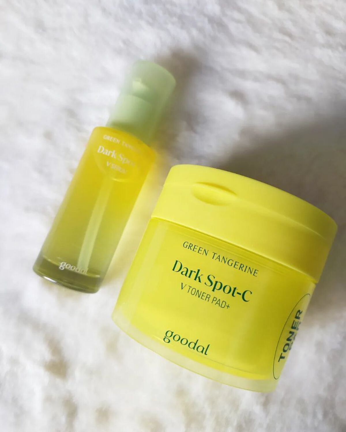 グリーンタンジェリン ビタC ダークスポットケアセラム/goodal/美容液を使ったクチコミ(1枚目)