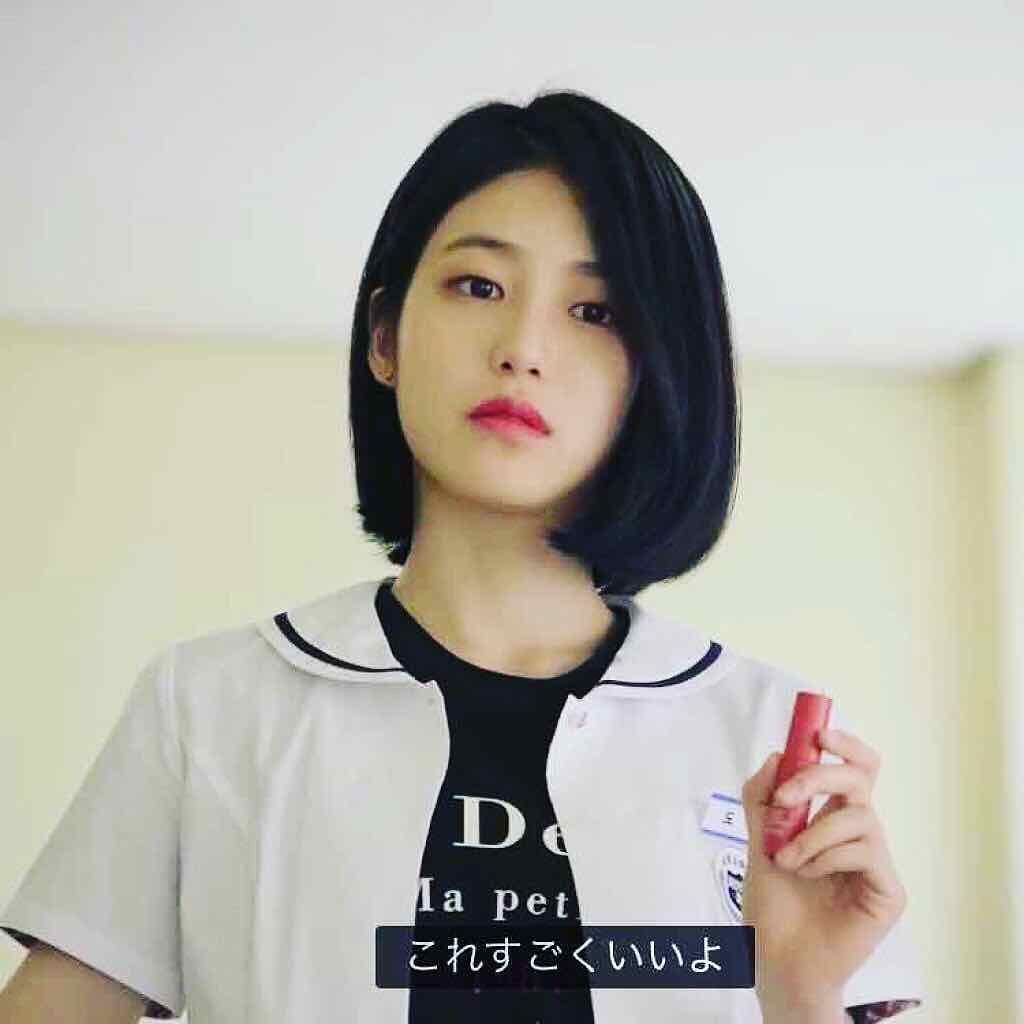 ビビッドコットン インクティント/innisfree/口紅を使ったクチコミ(2枚目)