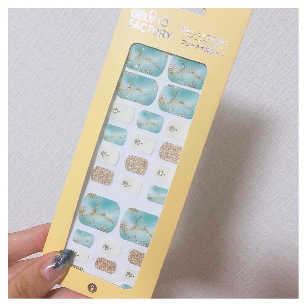 𝘼𝙮𝙪 ❦ 𝑆𝑒𝑙𝑓 𝑁𝑎𝑖𝑙 on LIPS 「❥こんにちわ😌ジェラートファクトリー様のフットネイル..」(5枚目)