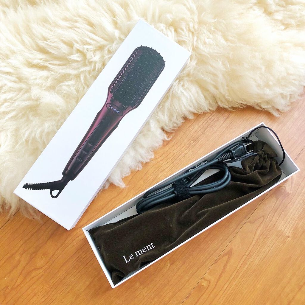 ストレートヒートブラシ/Le ment/ヒートブラシを使ったクチコミ(3枚目)