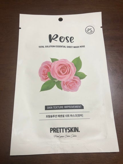 プリティスキン エッセンシャルシートマスク ローズ/pretty skin/シートマスク・パックを使ったクチコミ(1枚目)