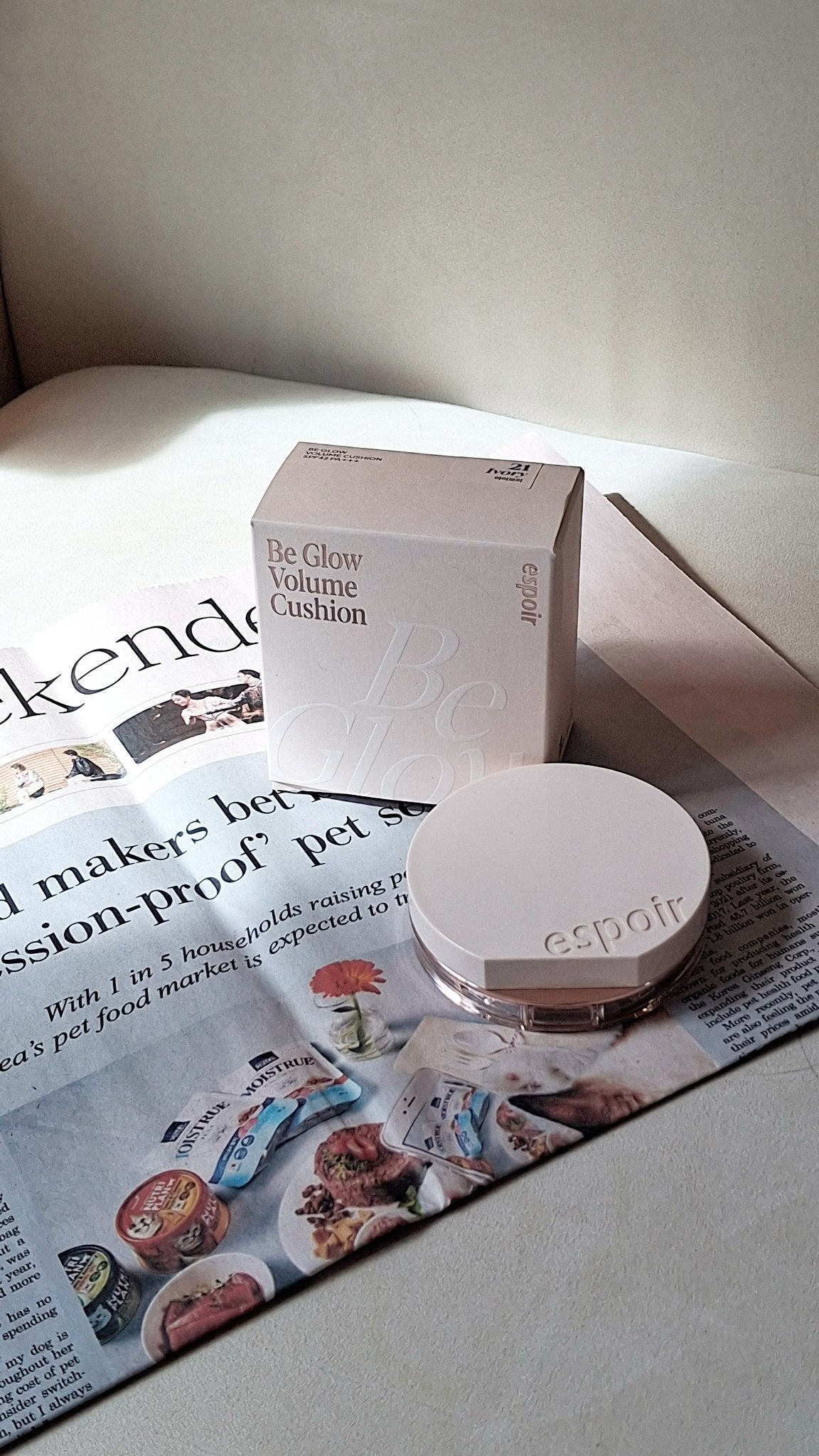 エスポア ビーグロー ボリュームクッション/espoir/クッションファンデーションを使ったクチコミ(1枚目)