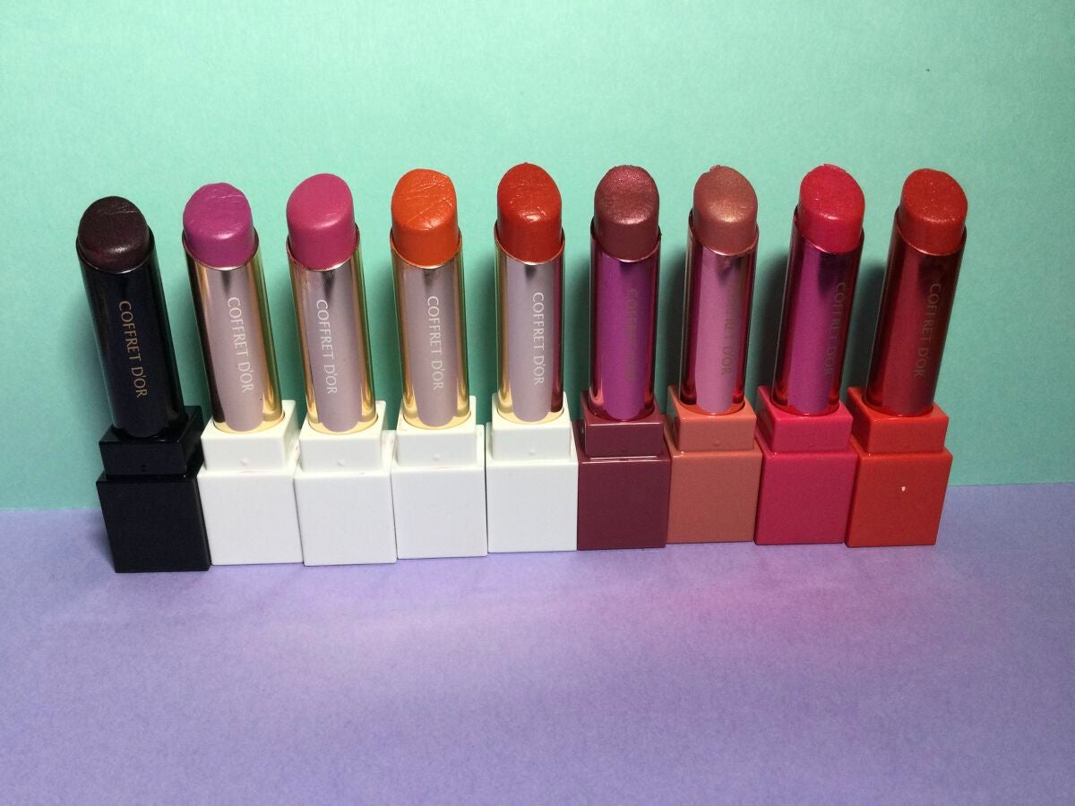 スキンシンクロルージュ/コフレドール/口紅を使ったクチコミ(2枚目)