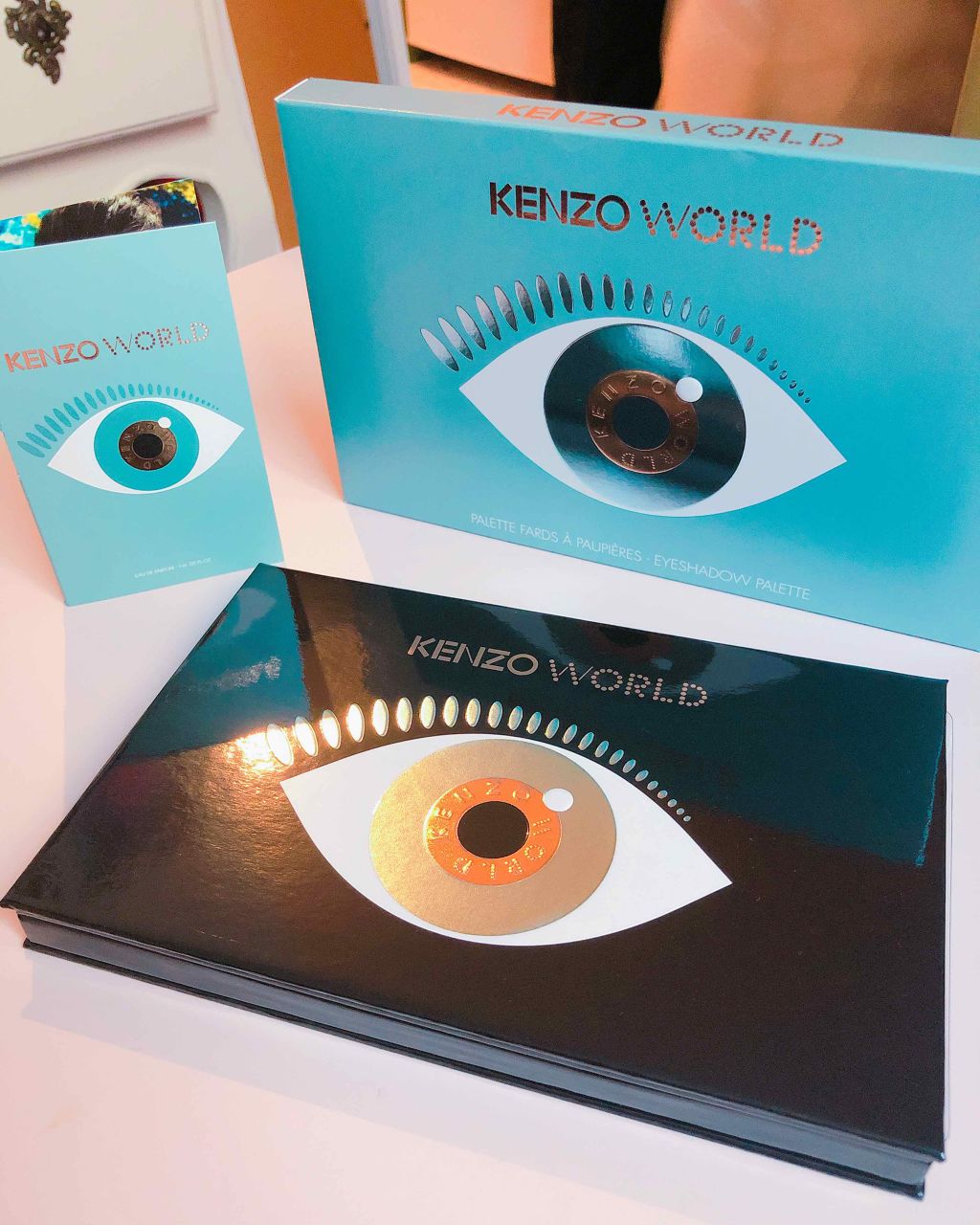 ケンゾー ワールド パレット/KENZO/アイシャドウパレットを使ったクチコミ（3枚目）