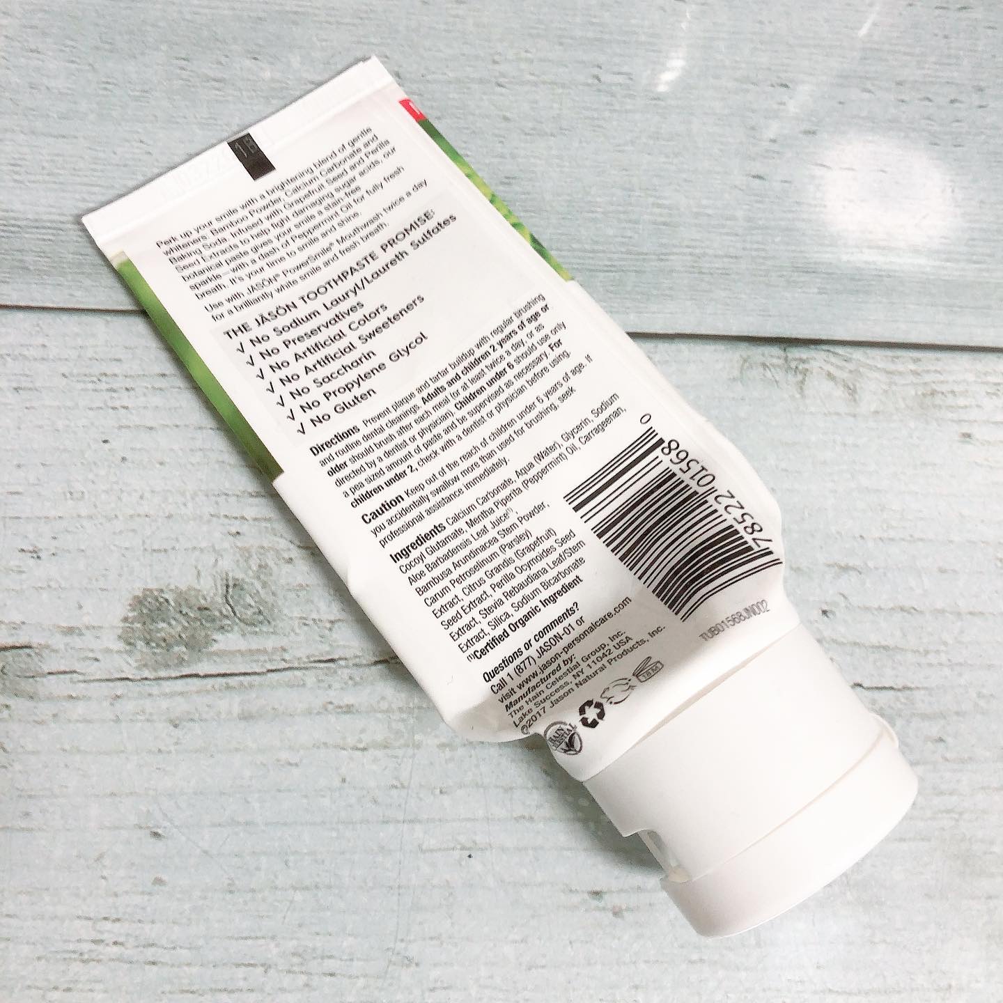 STRENGTHENING TOOTHPASTE/JASON(ジェイソン)/歯磨き粉を使ったクチコミ（3枚目）