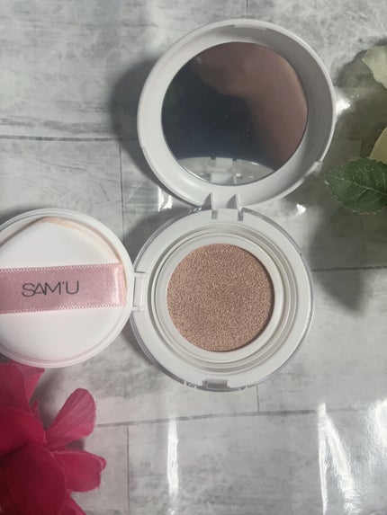 センシティブピュア&ピュアクッション/SAM'U/クッションファンデーションを使ったクチコミ(2枚目)